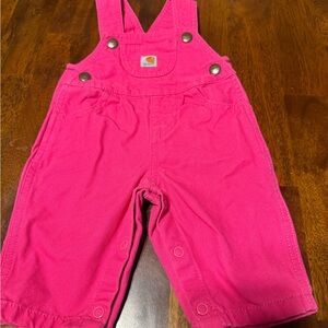 Carhartt Kids Bright Pink Overalls